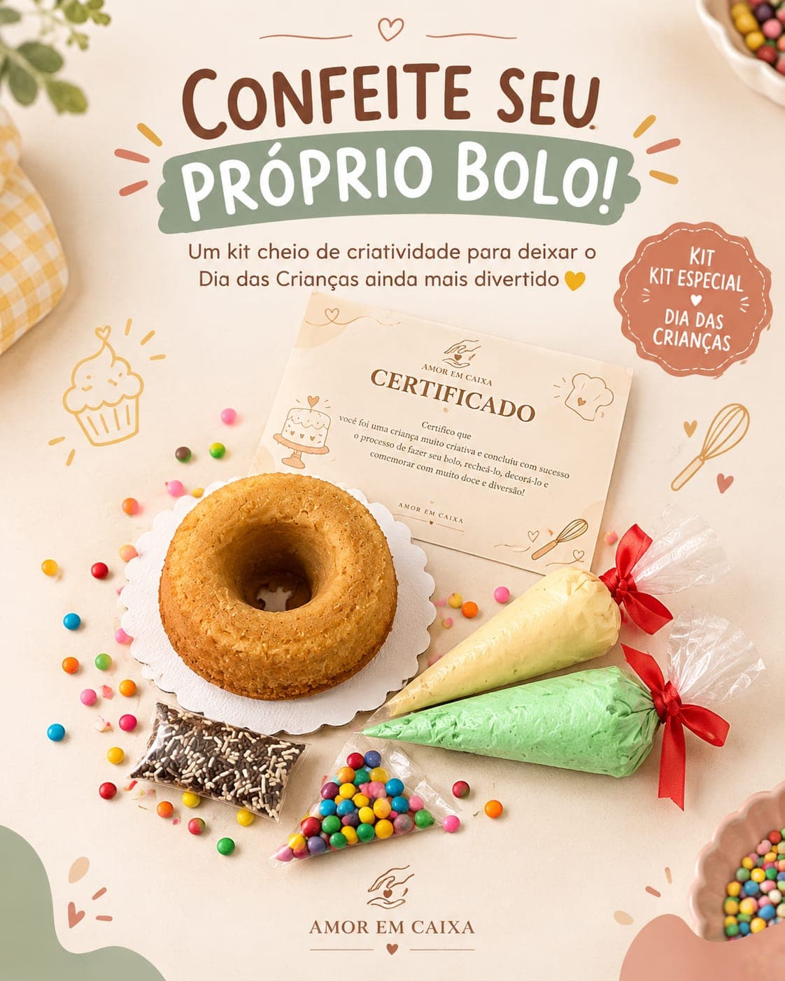 Confeite seu Próprio Bolo